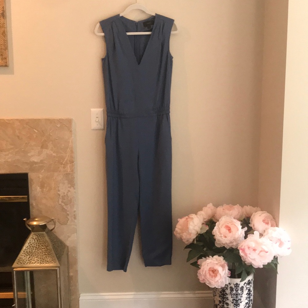Blue jumpsuit